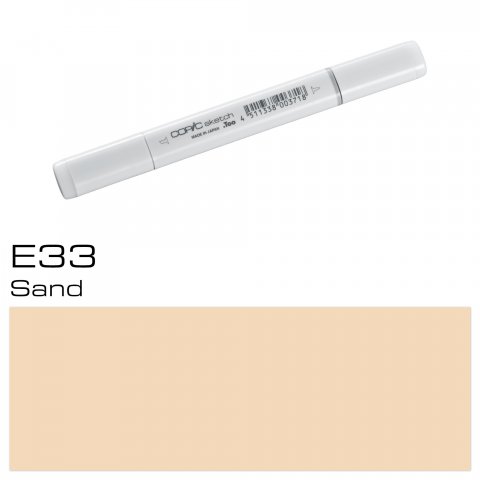 Copic Sketch pen, sand, E-33