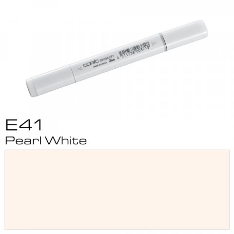 Copic Sketch pen, pearl white, E-41