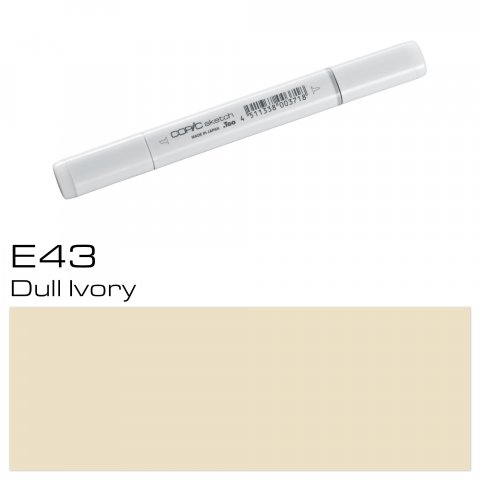 Copic Sketch pen, dull ivory, E-43