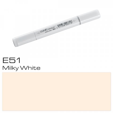 Copic Sketch pen, milky white, E-51
