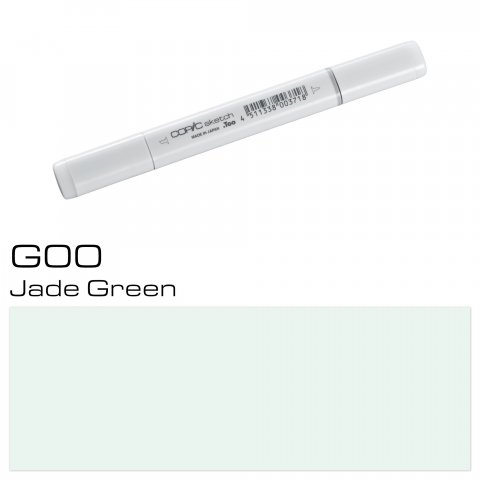 Copic Sketch pen, jade green, G-00