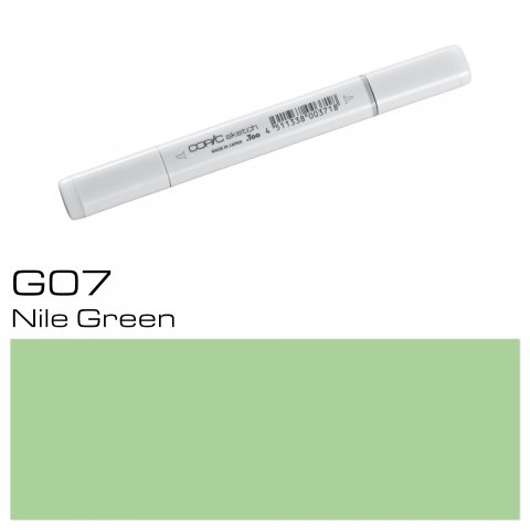 Copic Sketch pen, Nile green, G-07