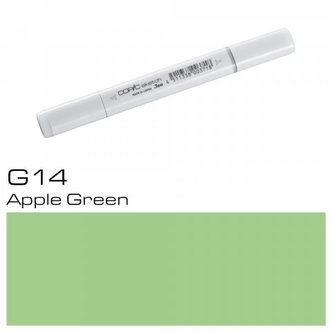 Copic Sketch pen, apple green, G-14