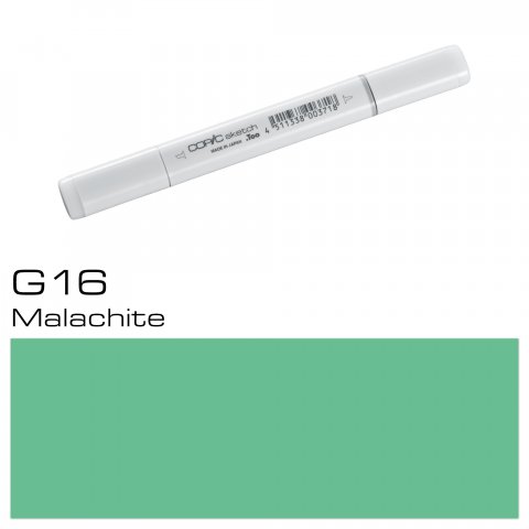 Copic Sketch pen, malachite, G-16