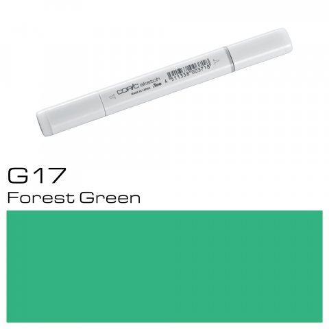 Copic Sketch pen, forest green, G-17