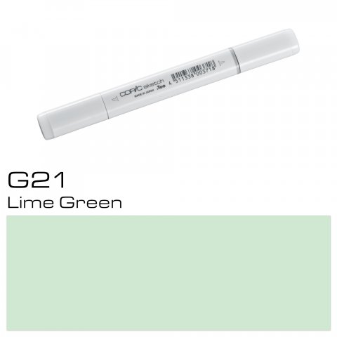 Schizzo di copia Penna, verde lime, G-21