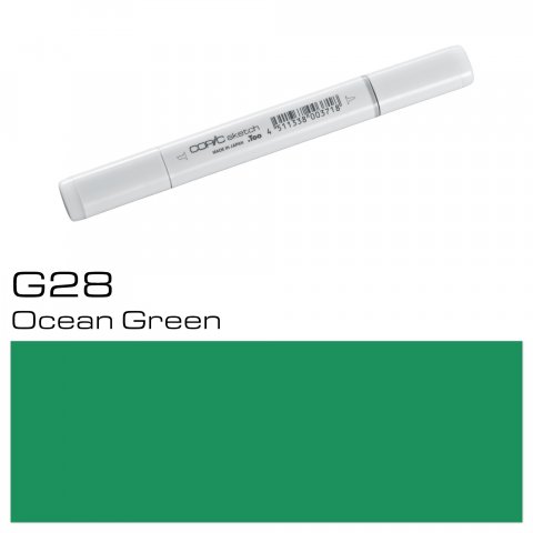 Copic Sketch pen, ocean green, G-28