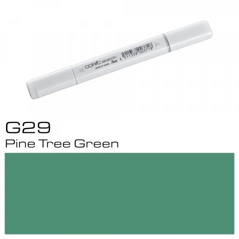 Copic Sketch pen, pine tree green, G-29