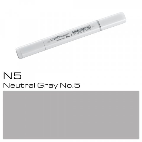 Copic Sketch pen, neutral grey, N-5
