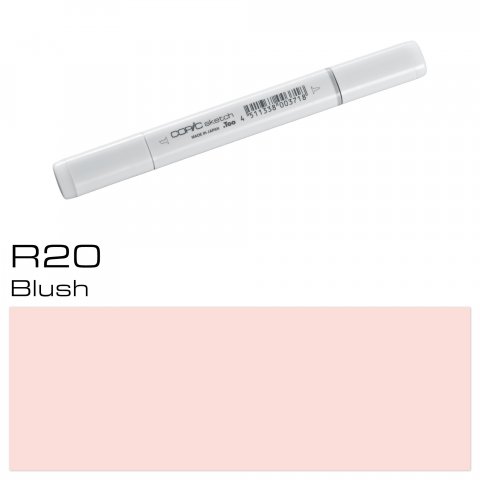 Copic Sketch pen, blush, R-20