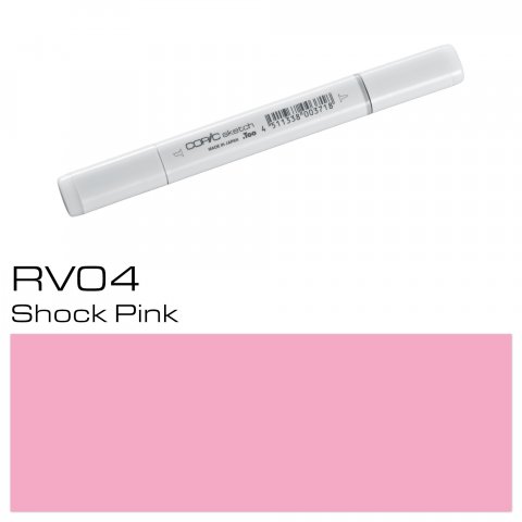 Copic Sketch pen, shocking pink, RV-04