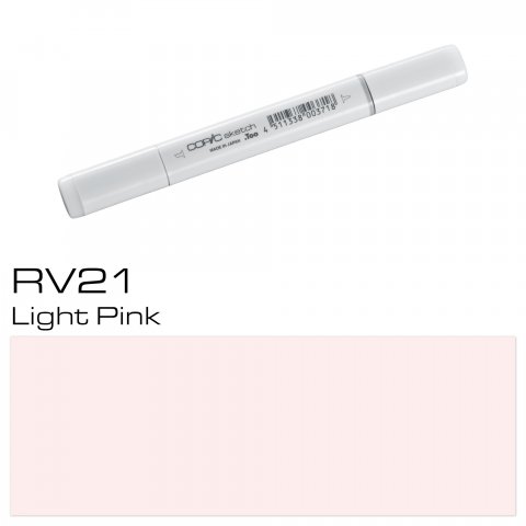 Copic Sketch pen, light pink, RV-21