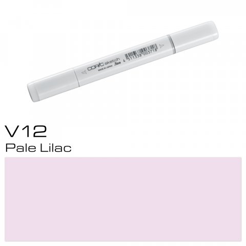 Copic Sketch pen, pale lilac, V-12