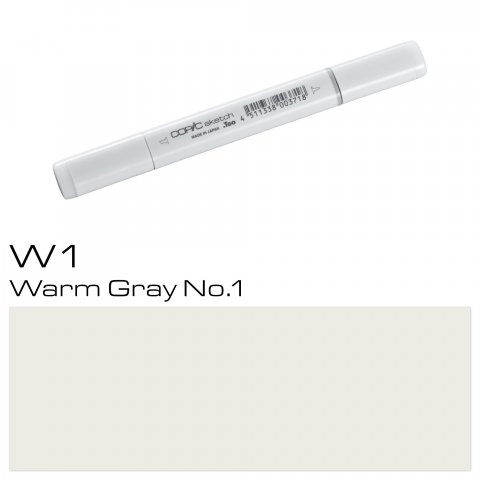 Copic Sketch Stift, Warm Gray, W-1