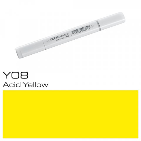 Schizzo di copia Penna, giallo acido, Y-08