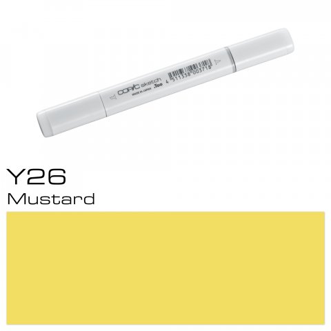 Copic Sketch pen, mustard, Y-26