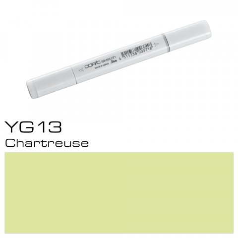 Copic Sketch pen, chartreuse, YG-13