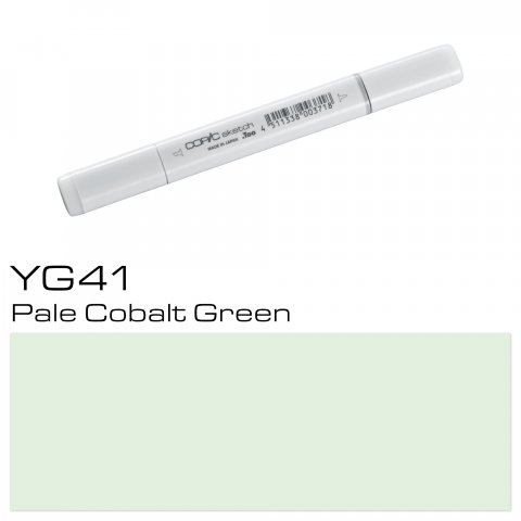 Copic Sketch pen, pale green, YG-41