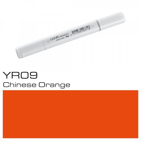 Schizzo di copia Penna, arancione cinese, YR-09