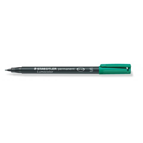 Staedtler Lumocolor permanent Stift, S (superfein), grün
