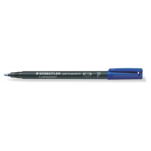 Staedtler Lumocolor permanent Stift, F (fein), blau