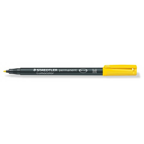 Staedtler Lumocolor permanente Bolígrafo, M (mediano), amarillo