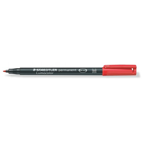 Staedtler Lumocolor permanent Pen, M (medium), red