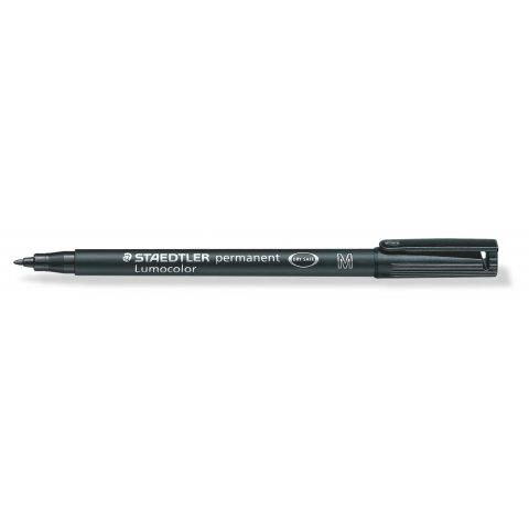 Staedtler Lumocolor permanent Pen, M (medium), black (lightfast)