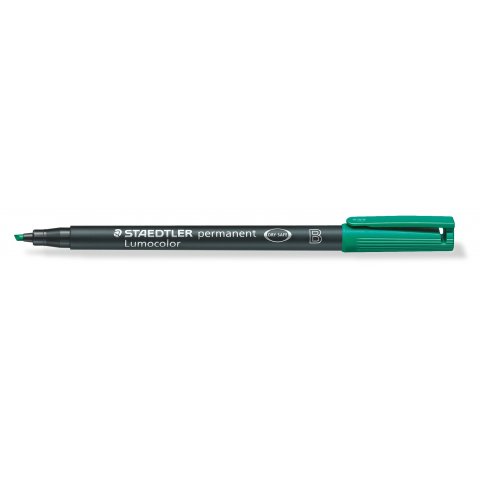 Staedtler Lumocolor permanent Stift, B (breit), grün