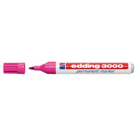 Edding 3000 pen, round tip 1.5-3 mm, rose pink