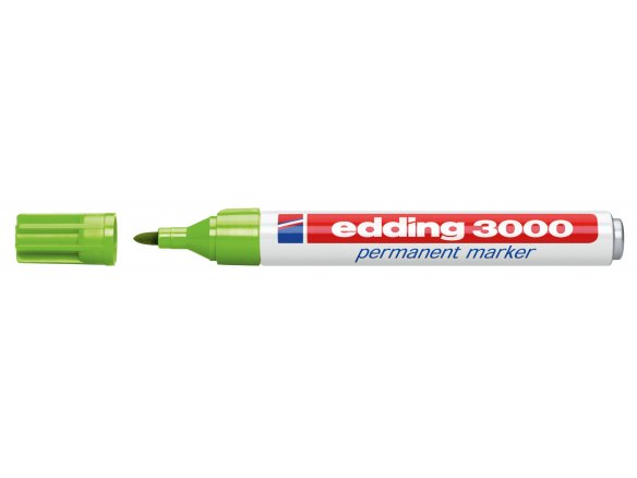 Edding 3000 blau Permanentmarker Marker Rundspitze 1,5-3mm Stift Stifte Neu
