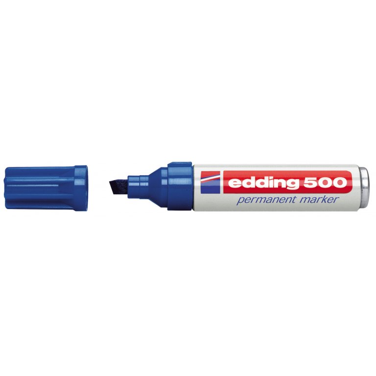 Produktbild von EDDING 500 Permanentmarker – Farben Wählbar + Ersatzspitze – 2-7 Mm Strichstärke