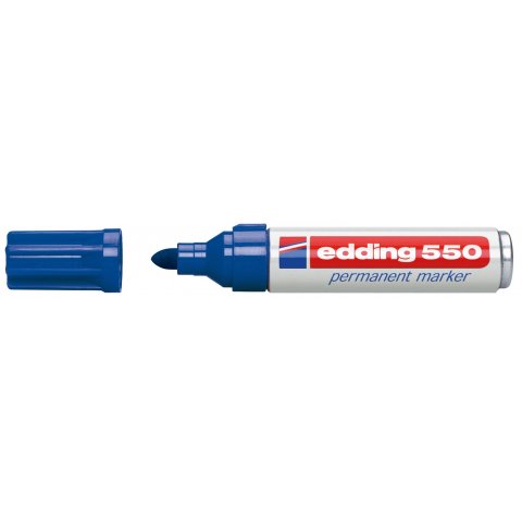 Edding 550 Pin, punta redonda 3-4 mm, azul