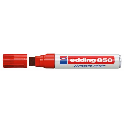 Edding 850 Pasador, punta de cuña 5-15 mm, rojo