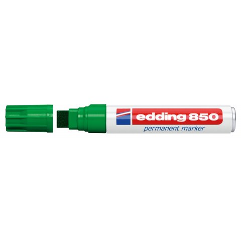 Edding 850 Pasador, punta de cuña 5-15 mm, verde