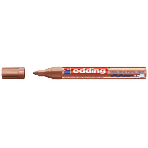 Edding 750 paint marker pen, round tip 2-4 mm, copper