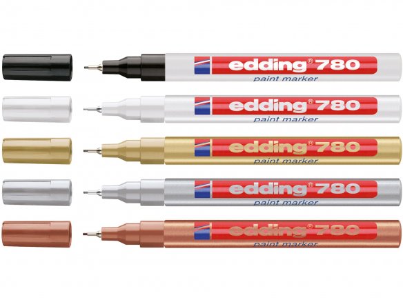 Edding 780 paint marker, pen, round tip 