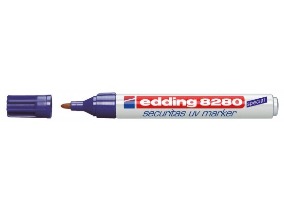 Marcador de seguridad ultravioleta Edding 8280