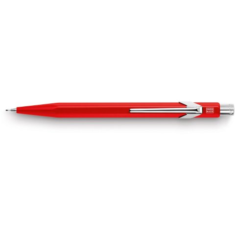 Caran d'Ache mechanical pencil, 844 0.7 mm, red shaft