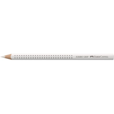Faber-Castell Jumbo Grip colored pencil Pen, white (01)