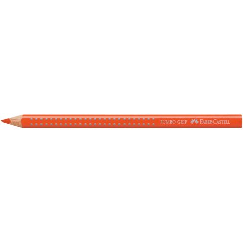 Lápiz de color Faber-Castell Jumbo Grip Bolígrafo, naranja cadmio oscuro (15)