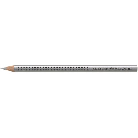 Faber-Castell Jumbo Grip colored pencil Pen, silver (82)