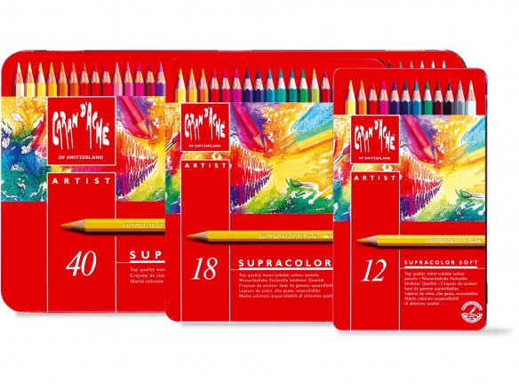Lápiz acuarelable de color Caran d'Ache Supracolor