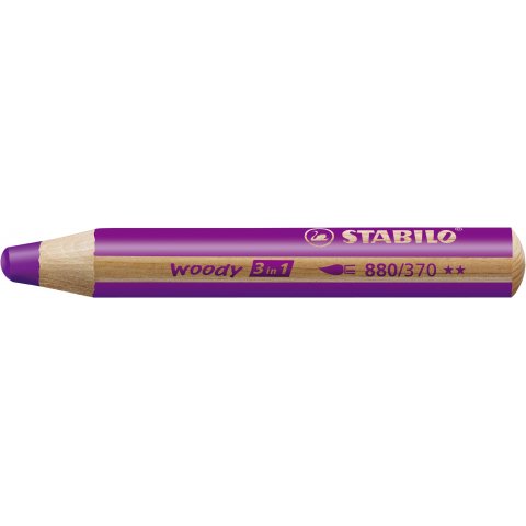 Stabilo woody 3 in 1 pen, heather violet (370)