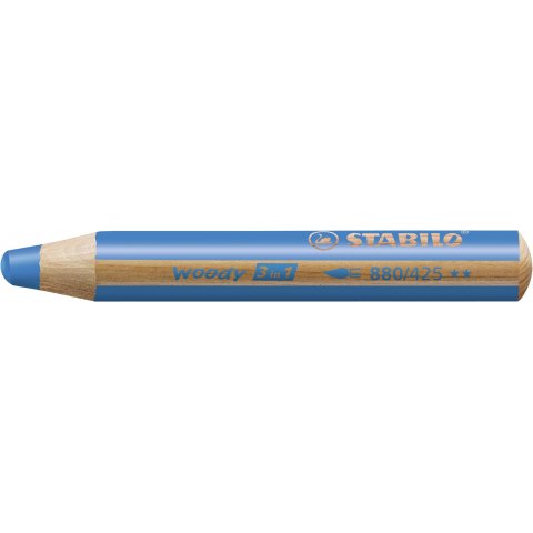 Stabilo woody 3 in 1 pen, medium blue (425)