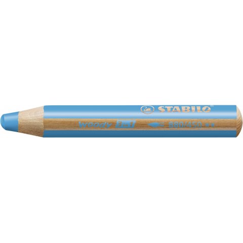 Stabilo woody 3 in 1 pen, cyan blue (450)