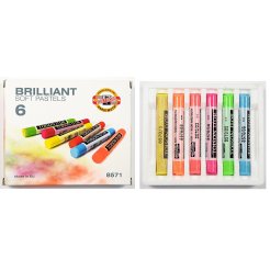 Gessetti pastello Koh-i-Noor 8571,colori brillanti