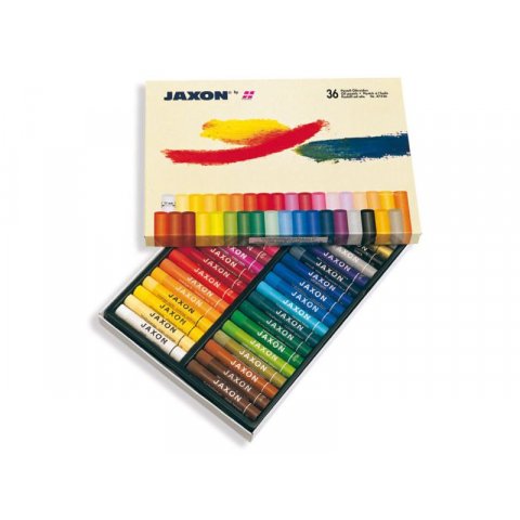Oil pastel crayons Jaxon carton with 36 crayons