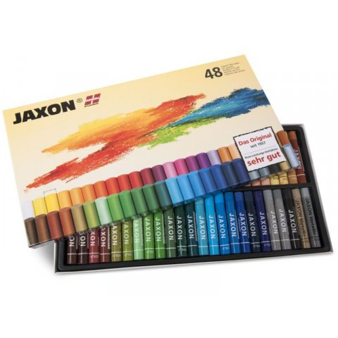 Oil pastel crayons Jaxon carton with 48 crayons