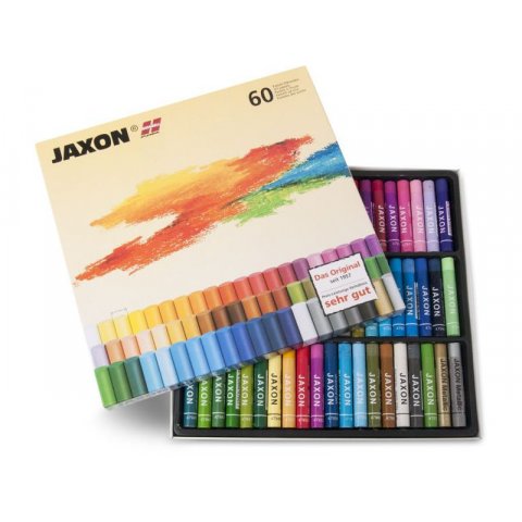 Oil pastel crayons Jaxon carton with 60 crayons